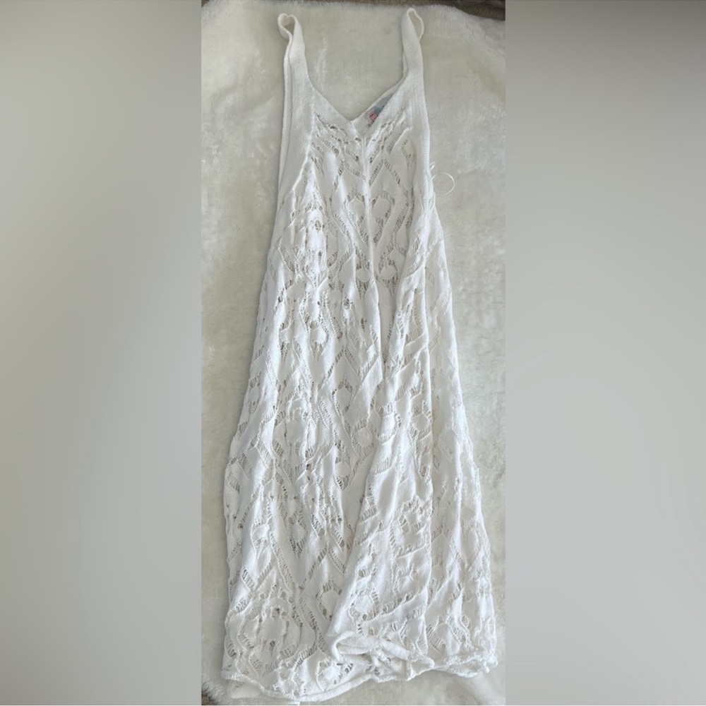 Free People Bianca Fauxchet Midi Beach Dress Coverup - Picture 7 of 15